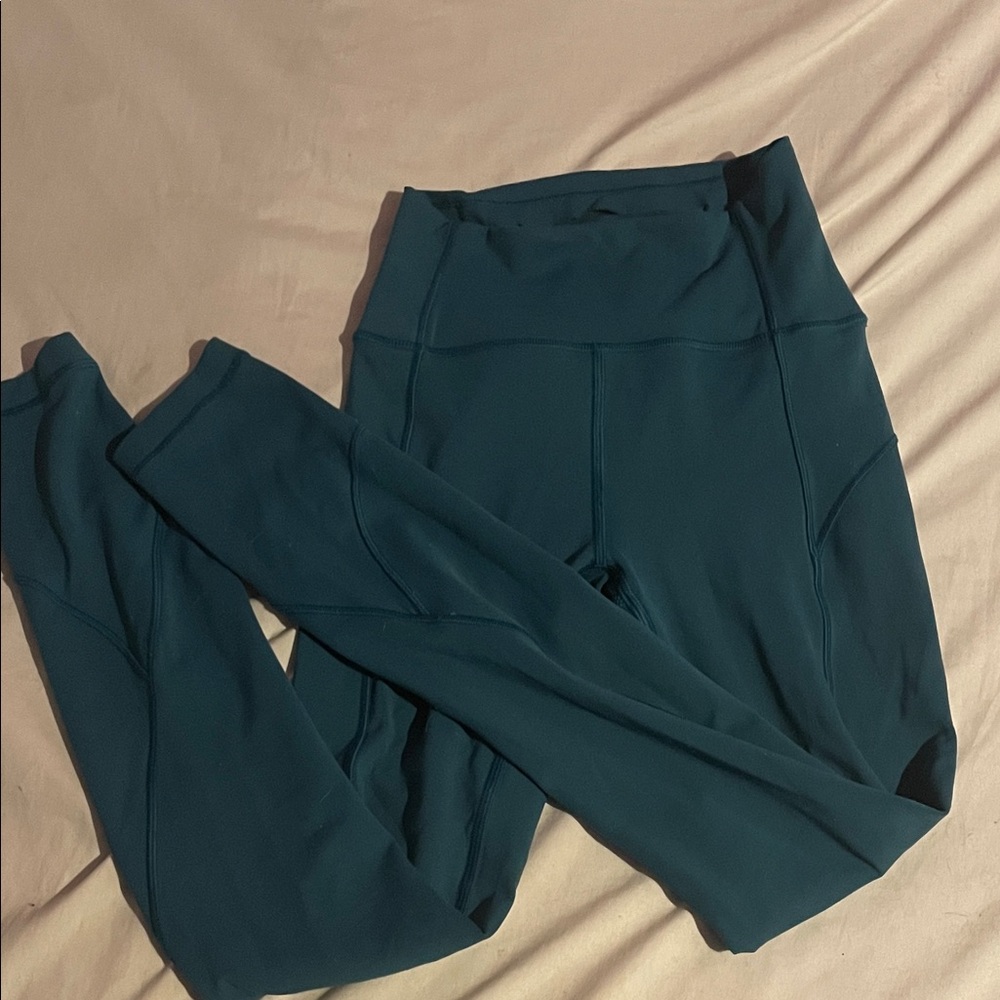 Lululemon Athletica Dark Teal Leggings